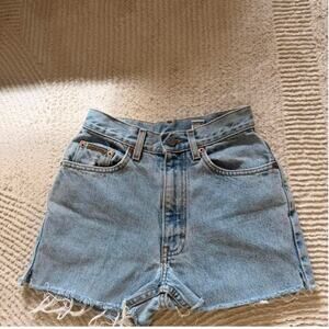 Vintage Calvin Klein high waisted jean shorts